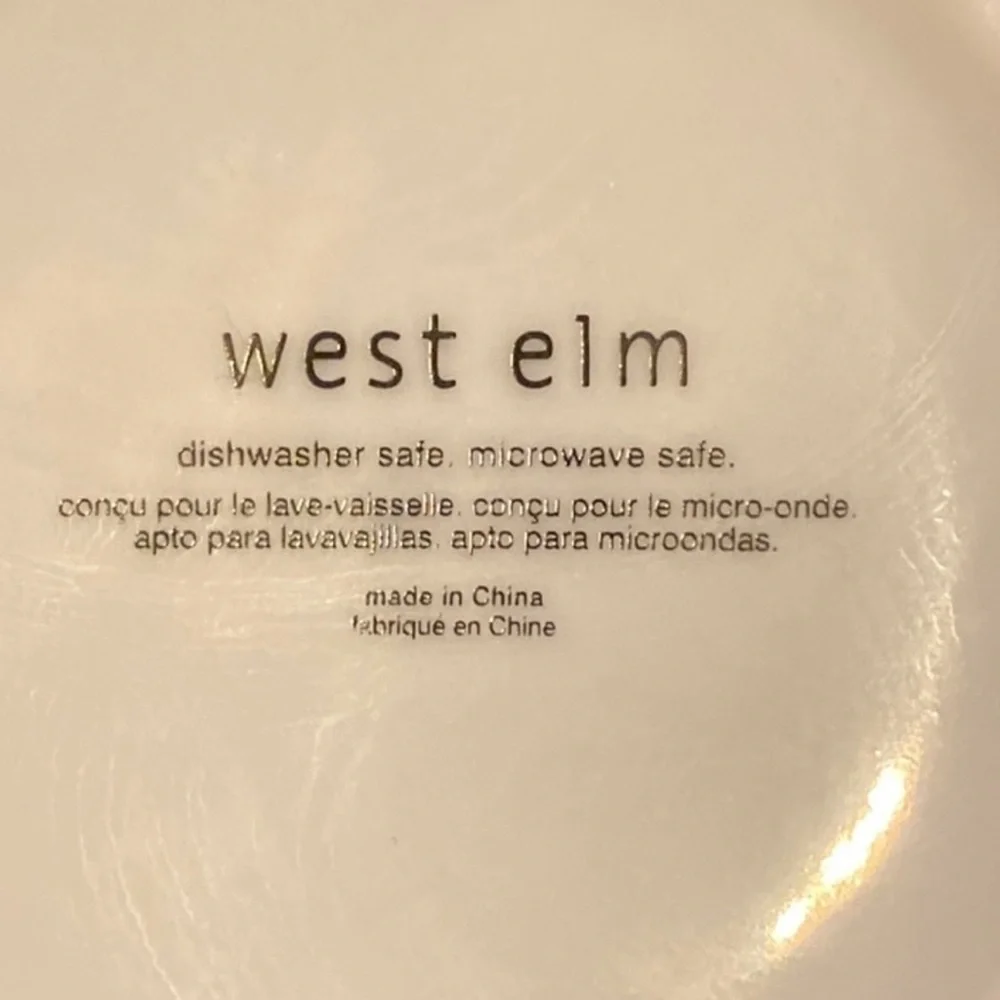 NEW! West Elm Initial/Monogram   Mug ‘Y’ Coffee Tea cup